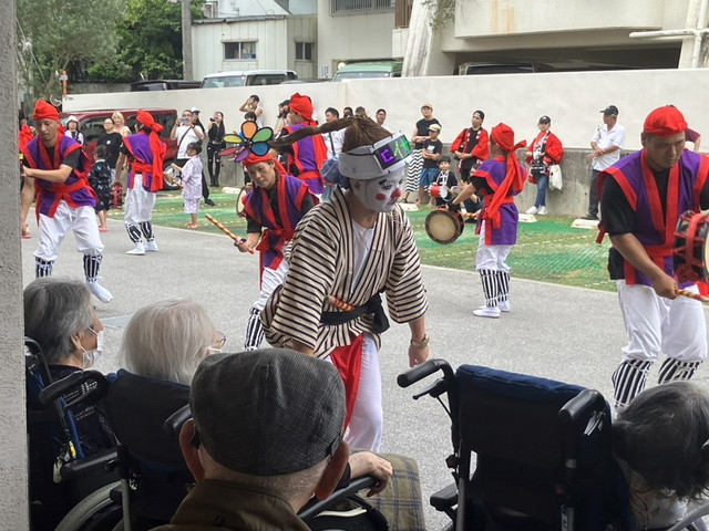 安里自治会エイサー道ジュネーへ参加