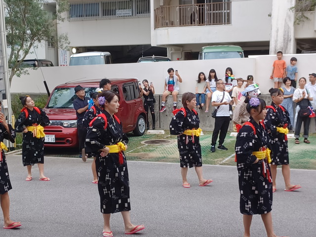 安里自治会エイサー道ジュネーへ参加